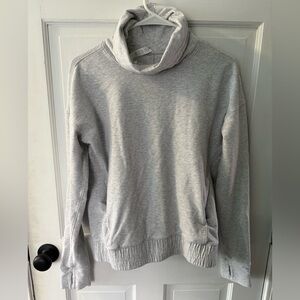 Lululemon Stress Less pullover - Heather grey - Cowl neck - size 4
